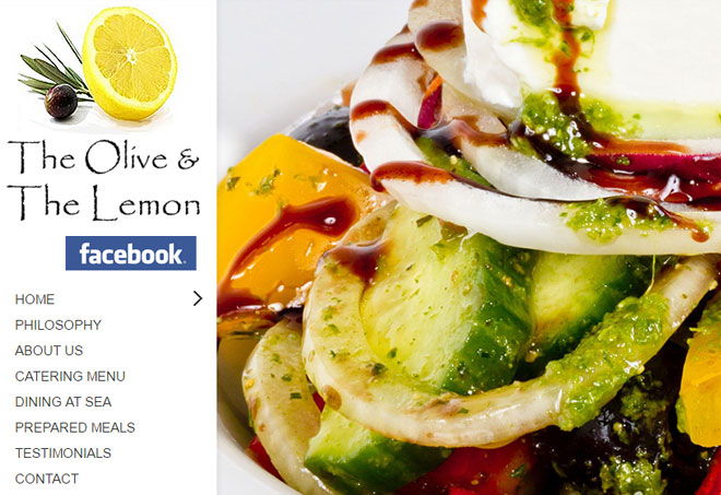 Olive and Lemon restaurant website